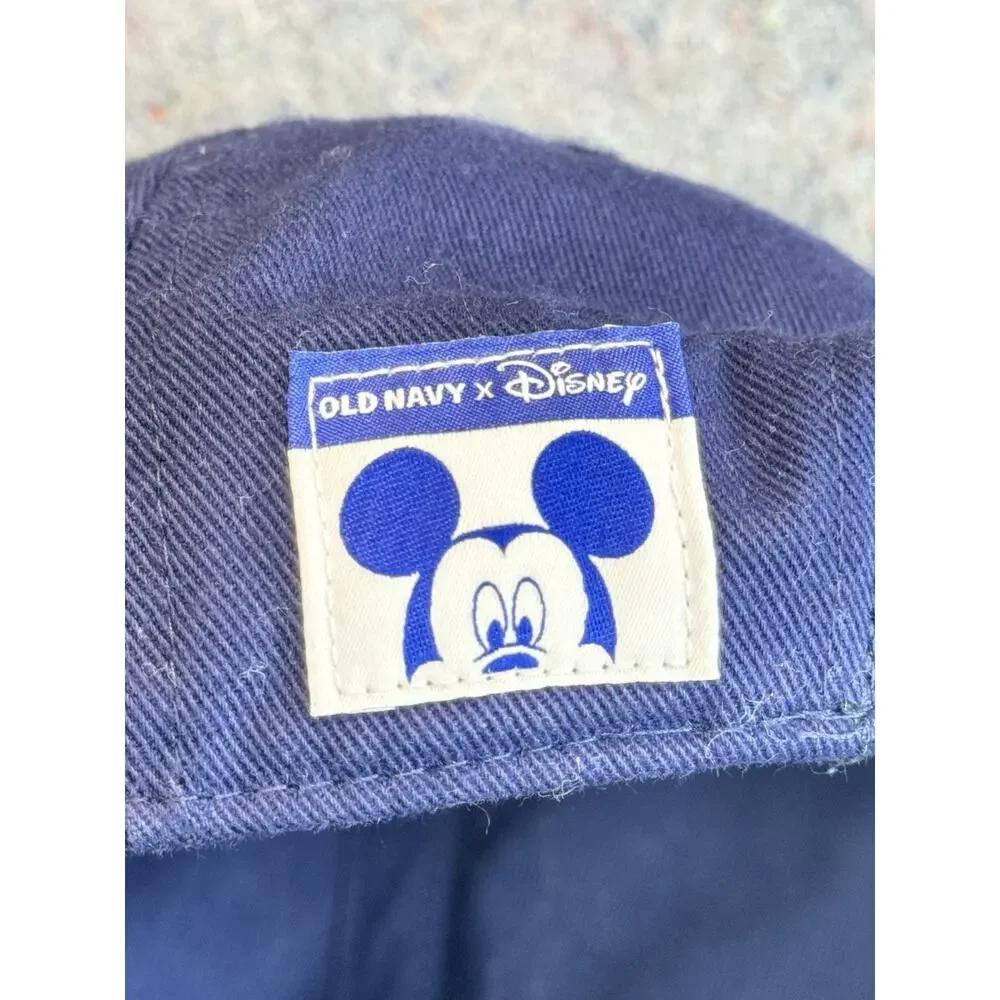 Old Navy Disney Mickey Mouse Dad Hat Adjustable Blue Red Cap 1388